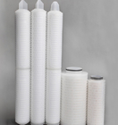 Farmaceutyczny filtr powietrza Ptfe / 0,1-3 um harmonijkowy wkład filtra z polipropylenu