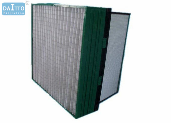 G4 Biały filtr wysokoprzepływowy Panel ABS Materiał ramy z uszczelką z pianki PU