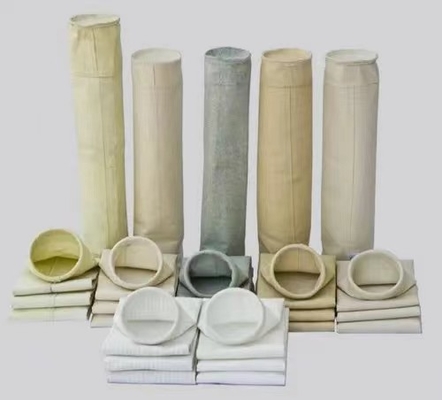 Pulse Jet Dust Extraction Filter Bags Media PTFE Dipping 800gsm For Coal Fired Boiler